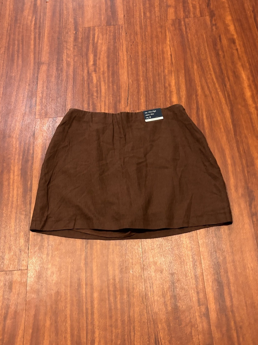 Abercrombie & Fitch Scarlett Linen-Blend Mini Skort
